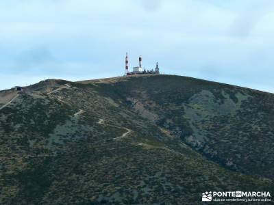 Siete Picos:Senda Herreros,Camino Schmid(Schmidt); bola del mundo; Guarramillas;camino de santiago e